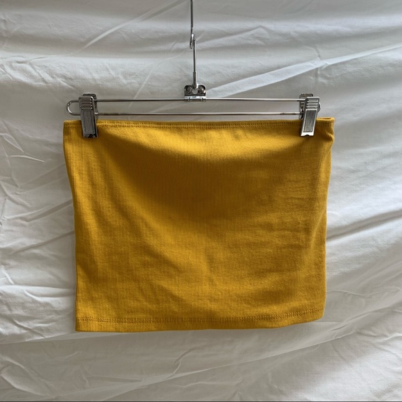 Yellow / Orange Tube Top - Picture 3 of 5